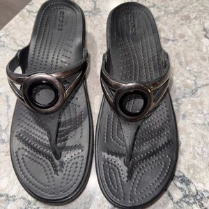 CROCS Black Sandals